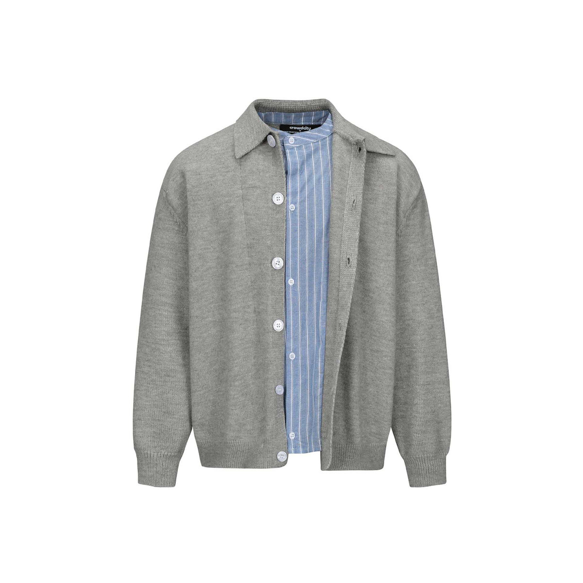 Strickjacke Herren mit Jacquard-Muster – Locker & Warm