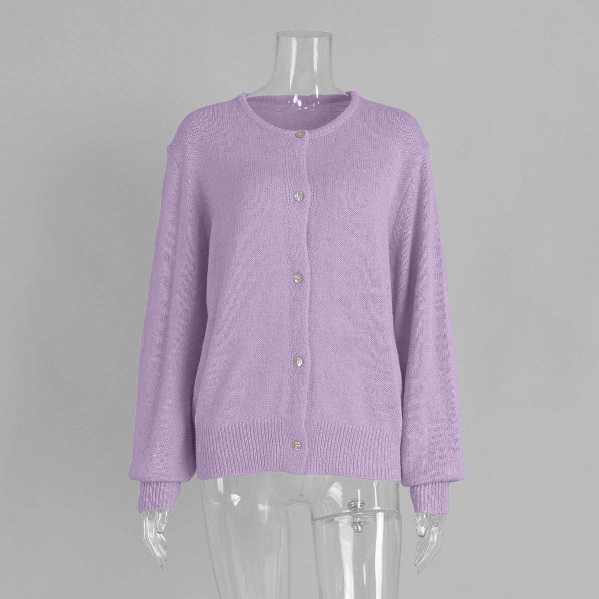 Candy Color Strickjacke Damen – Einreihig & Vielfärbig
