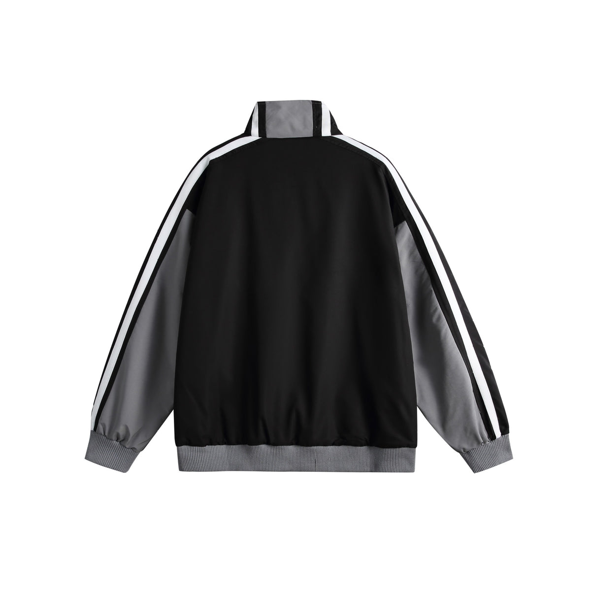 Colorblocking Jacke mit Stehkragen – Locker & Modern