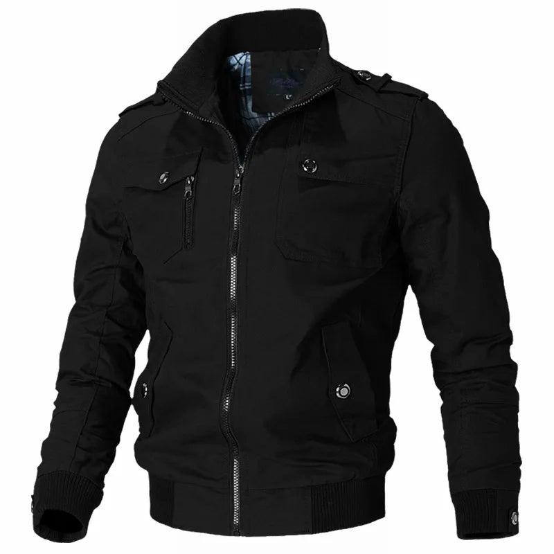 Herren Bomberjacke Casual – Windbreaker im Military Style