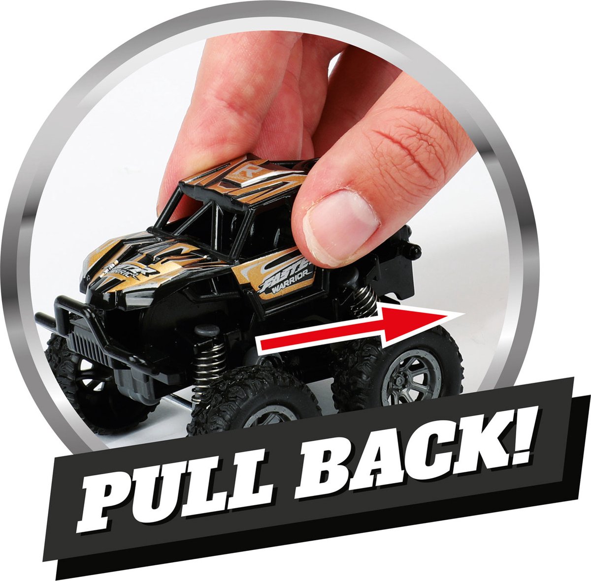 Vehicool cars trucks pull back monster truck 4x4