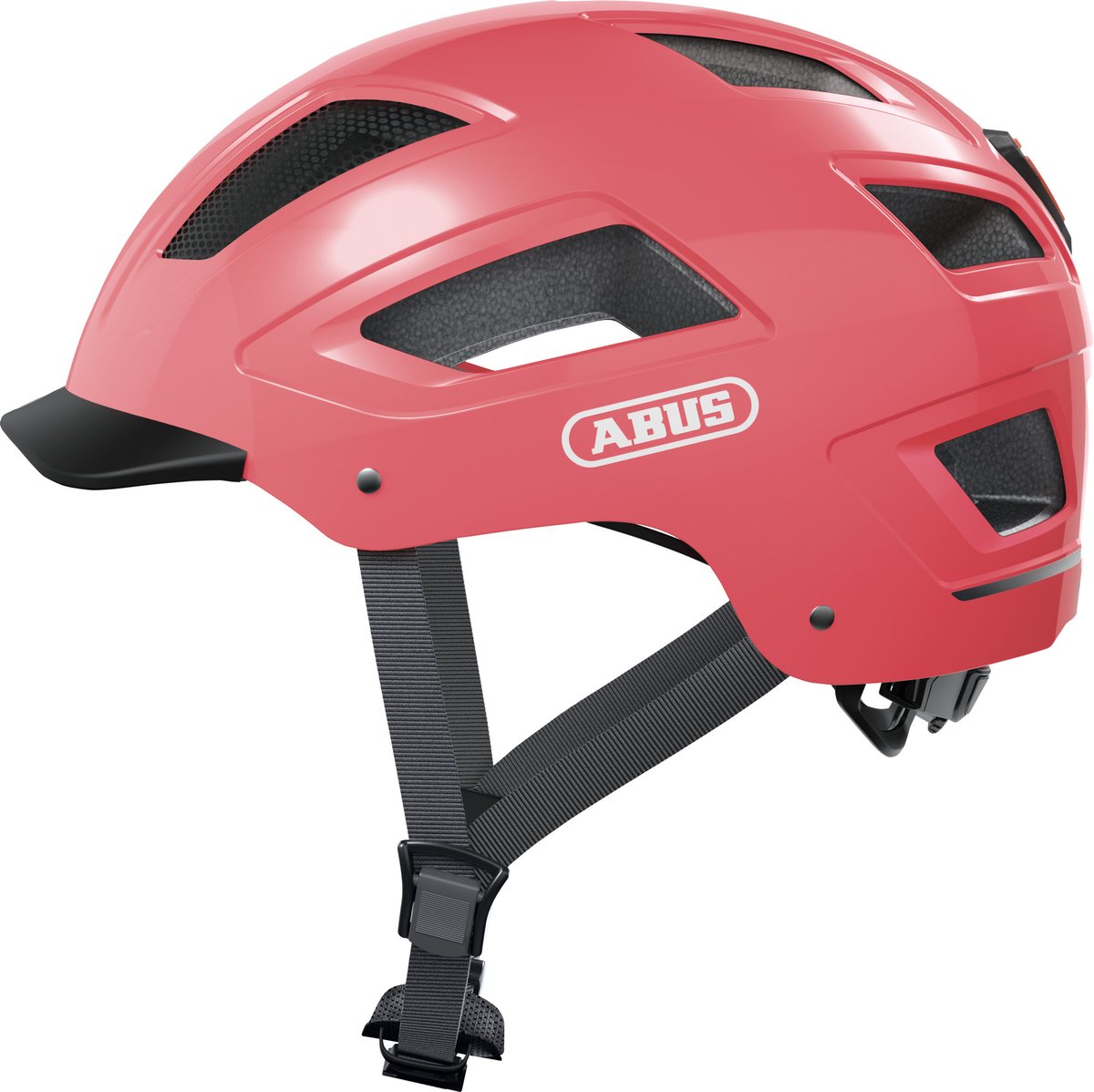 ABUS Fahrradhelm Hyban 2.0 – Größe M (52–58 cm) | Goldgelb