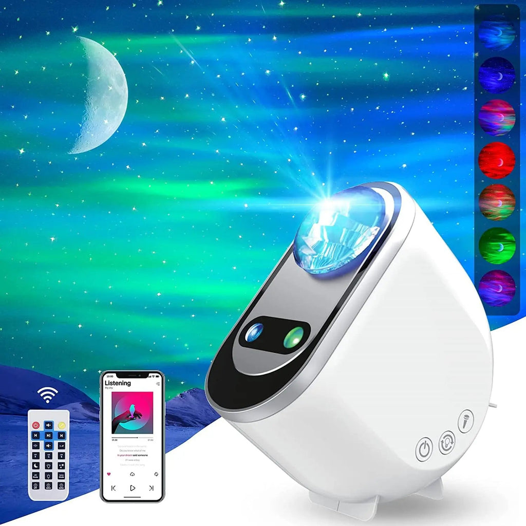 Nordlicht Sternenhimmel Projektor – LED Galaxie & Aurora Borealis für Zuhause