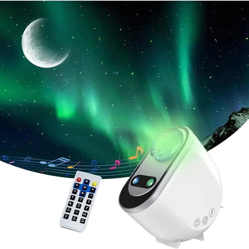 Nordlicht Sternenhimmel Projektor – LED Galaxie & Aurora Borealis für Zuhause