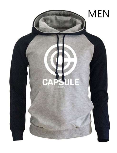 Harajuku Anime Dragon Ball Hoodie – Fleece Raglan Sweatshirt | Streetwear Herren