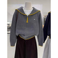 Damen Strickjacke Farbblock – Locker, Warm & Stylish