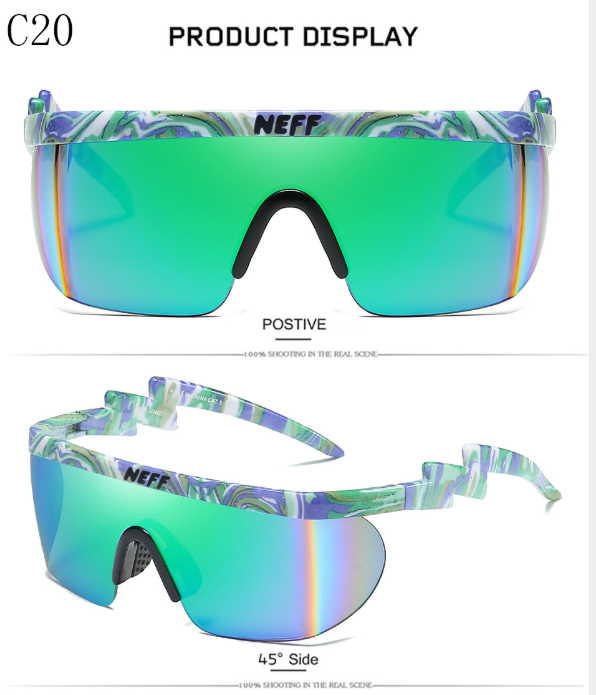 New Fashion Brand Neff Sunglasses Vintage Sun Glasses Coating Eyewear Driving Men/Women Oculos De Sol