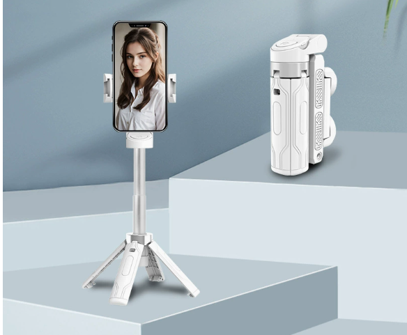 JC-25 Bluetooth Selfie-Stick & Stativ – Ausziehbar, Anti-Shake, mit/ohne LED