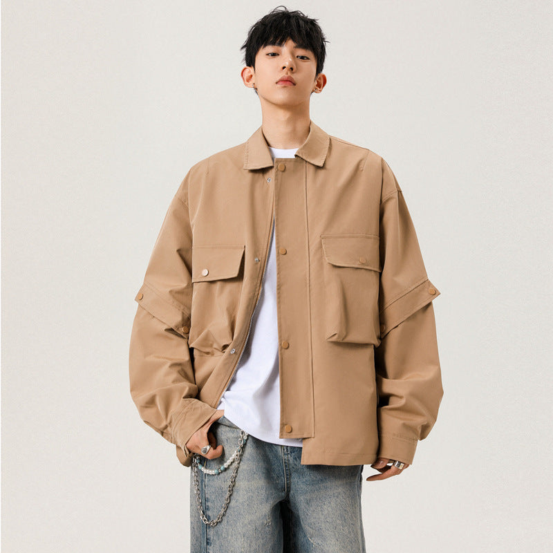 Herren Hemdjacke im Vintage Workwear Stil – Casual