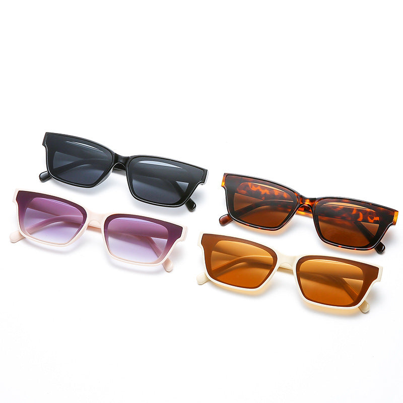 New Fashion Simple Square Sunglasses Men And Women Trend Sunglasses European And American Sunglasses