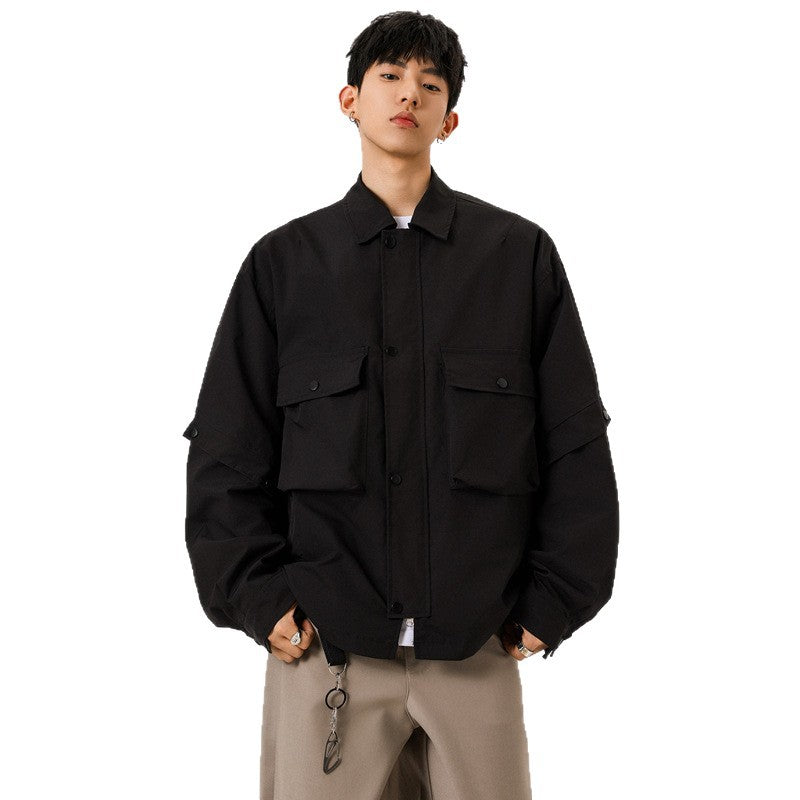 Herren Hemdjacke im Vintage Workwear Stil – Casual