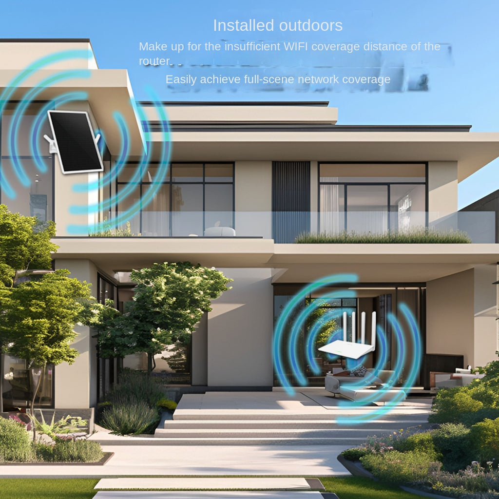 Solar WLAN Repeater R7 – WiFi 6 Signalverstärker mit Blitzschutz, EU & US