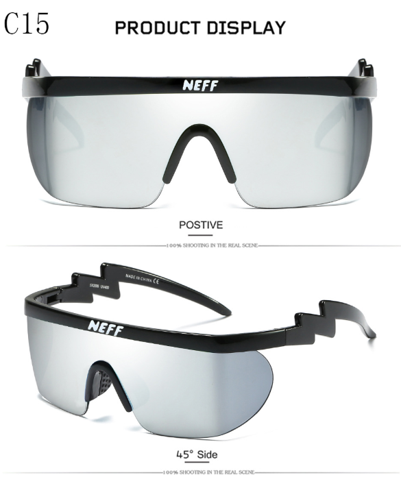 New Fashion Brand Neff Sunglasses Vintage Sun Glasses Coating Eyewear Driving Men/Women Oculos De Sol