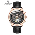 SenorsSN170 Automatische Herrenuhr – Luxus Militär Lederarmband Chronograph