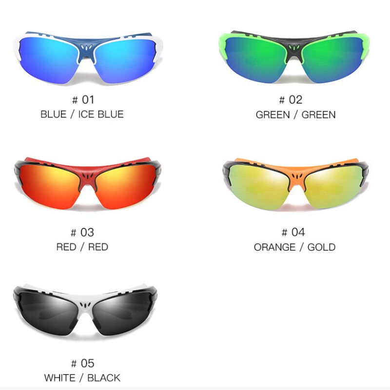 New Polarized Sports Sunglasses for Men Driving Travel Fashion Sun Glasses Ultra light Half Frame UV400 Goggles