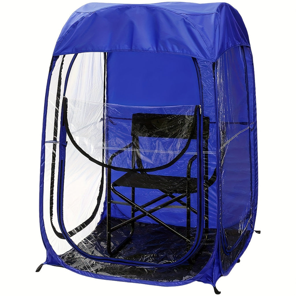 Outdoor Pop-Up Zelt für Sport & Camping – 2 Personen, Ganzjahreszelt in Blau