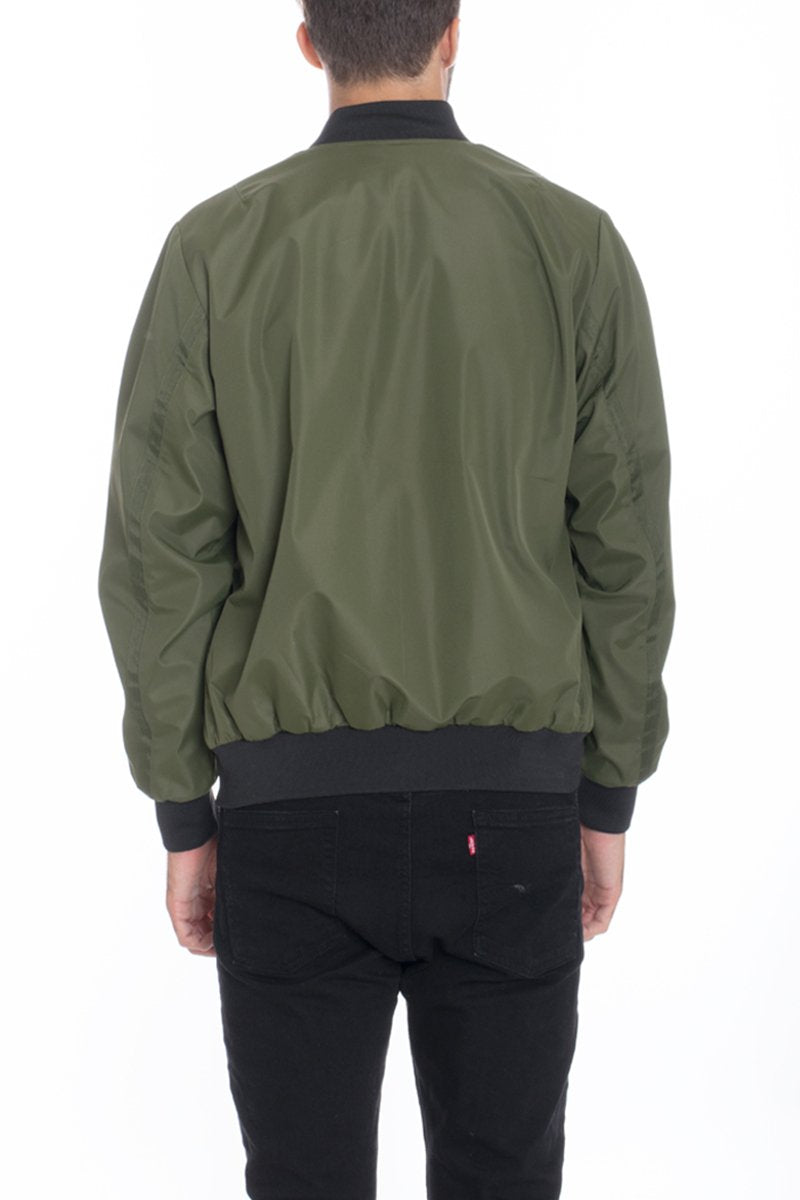 Herren Vinyl Windbreaker – Wasserabweisende Slim Fit Jacke mit Reissverschluss