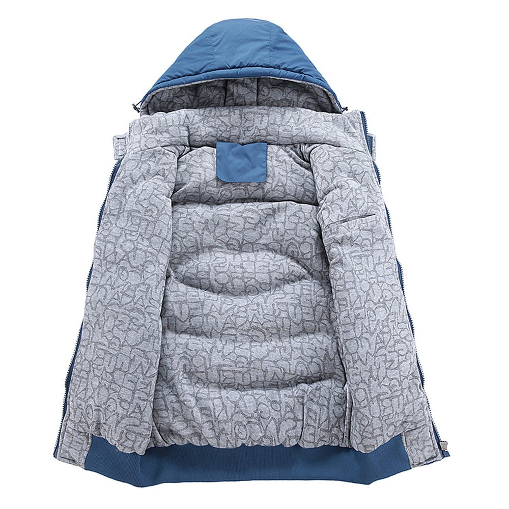 Herren Ärmellose Weste mit Kapuze – Warm, Casual, Winddicht