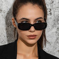 New Fashion Small Frame Square Sunglasses Men And Women Hit Color Glasses Ins Wind Street Shooting Sunglasses