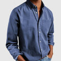 Herren Kapuzenhemd Oversized – Casual Langarmshirt für Freizeit & Zuhause