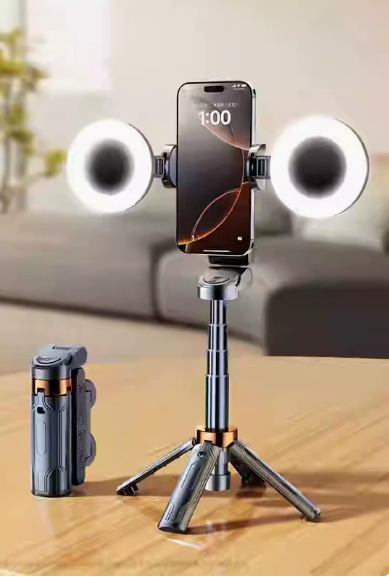 JC-25 Bluetooth Selfie-Stick & Stativ – Ausziehbar, Anti-Shake, mit/ohne LED