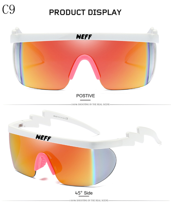 New Fashion Brand Neff Sunglasses Vintage Sun Glasses Coating Eyewear Driving Men/Women Oculos De Sol