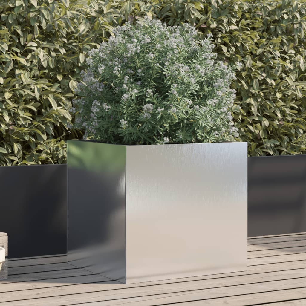 Vidaxx planter 49x47x46 cm stainless steel silver-colored