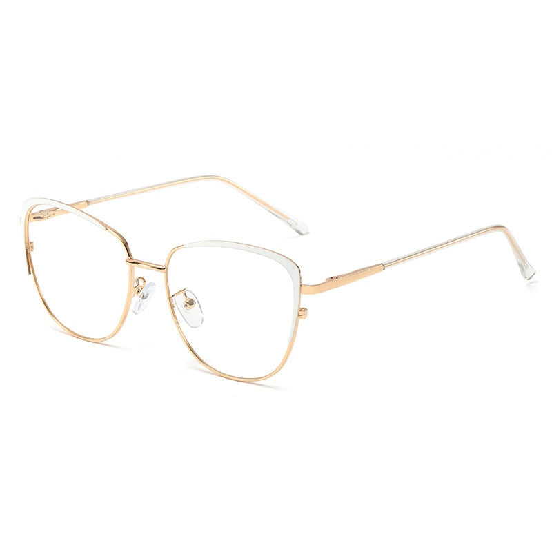 Retro Katzenaugen-Brille mit Blaulichtfilter – Damen & Herren