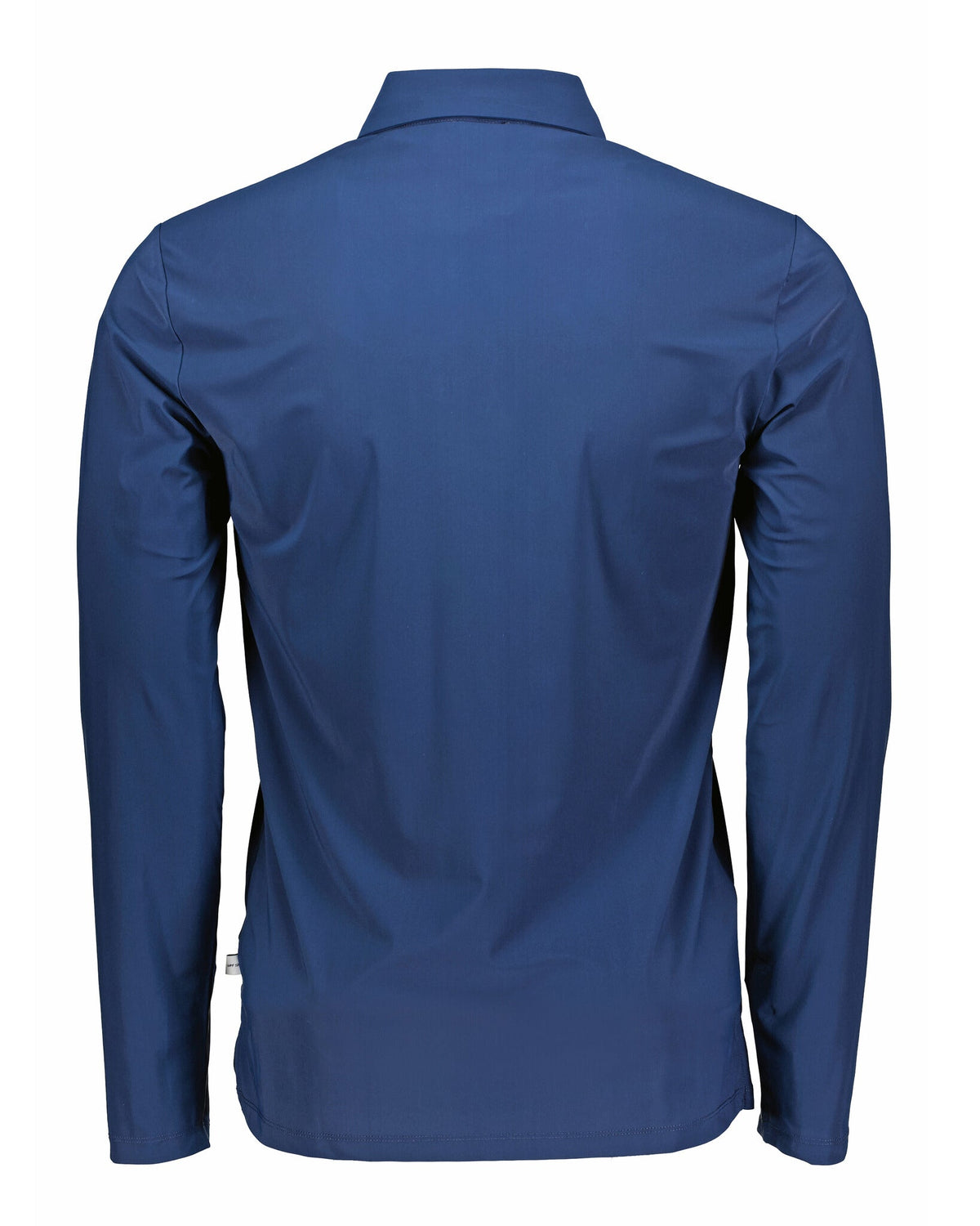 Herren UV-Poloshirt mit Langarm und Knopfleiste – Dunkelblau (UPF 50+)