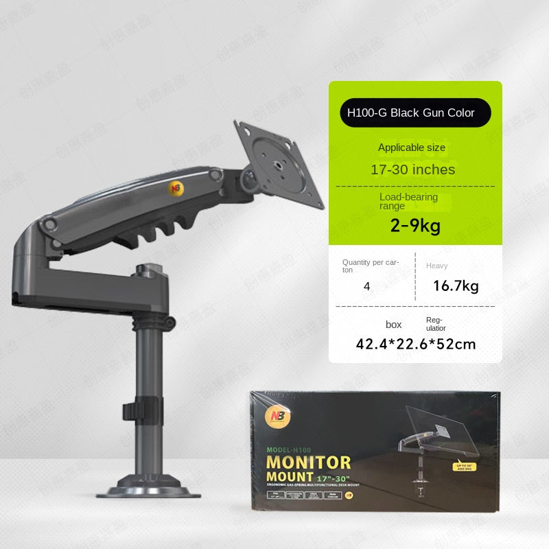 NBH100 Monitorarm – Höhenverstellbare Schreibtisch-Halterung, 17–30 Zoll