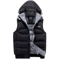 Herren Ärmellose Weste mit Kapuze – Warm, Casual, Winddicht
