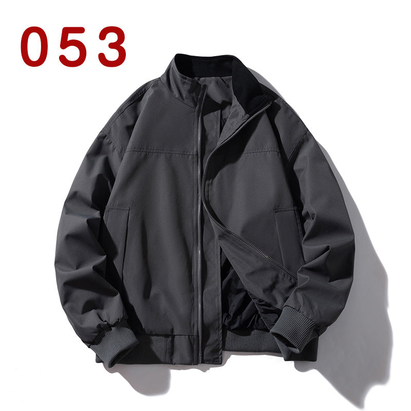White Padded Jacket Women's Fashion Stand Collar Baseball Jacket Street Trend Unisex Couple Outerwear Men
