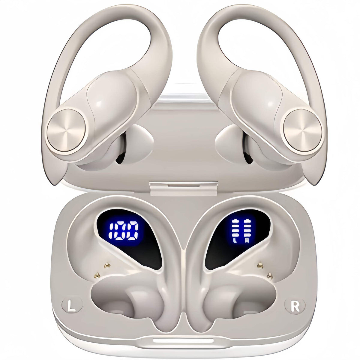 Sport Bluetooth Earbuds – Noise Cancelling, IPX7, 8h Akku, 4 Farben