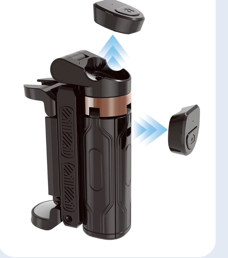JC-25 Bluetooth Selfie-Stick & Stativ – Ausziehbar, Anti-Shake, mit/ohne LED