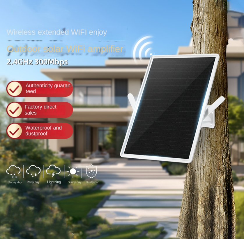 Solar WLAN Repeater R7 – WiFi 6 Signalverstärker mit Blitzschutz, EU & US