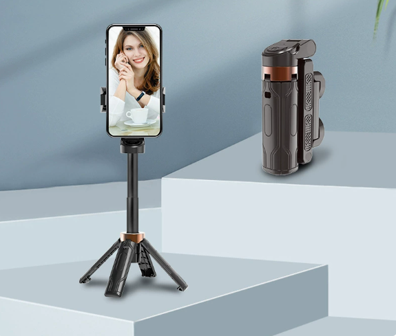 JC-25 Bluetooth Selfie-Stick & Stativ – Ausziehbar, Anti-Shake, mit/ohne LED