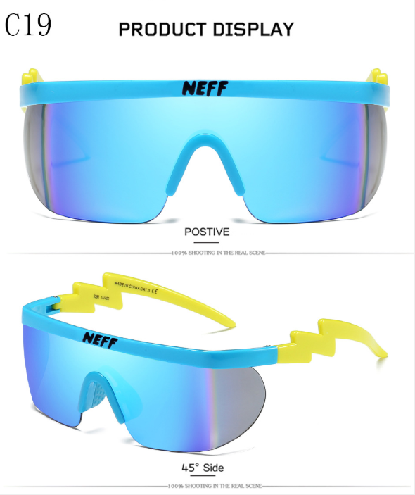 New Fashion Brand Neff Sunglasses Vintage Sun Glasses Coating Eyewear Driving Men/Women Oculos De Sol