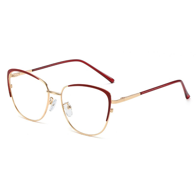 Retro Katzenaugen-Brille mit Blaulichtfilter – Damen & Herren