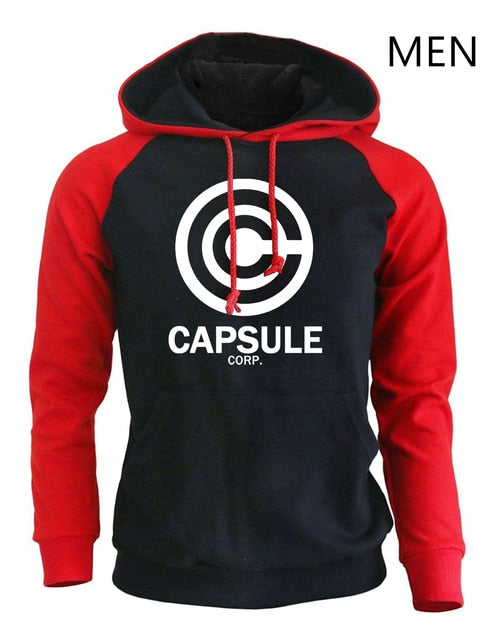 Harajuku Anime Dragon Ball Hoodie – Fleece Raglan Sweatshirt | Streetwear Herren
