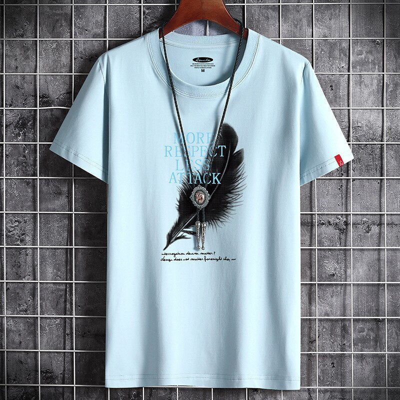 New Fashion Anime T Shirt White Oversized Summer for Men Clothing Graphic Vintage T-shirt Tshirt Harajuku Manga Anime S-6XL