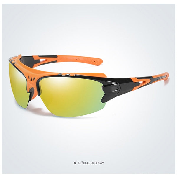New Polarized Sports Sunglasses for Men Driving Travel Fashion Sun Glasses Ultra light Half Frame UV400 Goggles