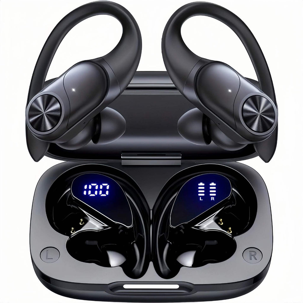 Sport Bluetooth Earbuds – Noise Cancelling, IPX7, 8h Akku, 4 Farben
