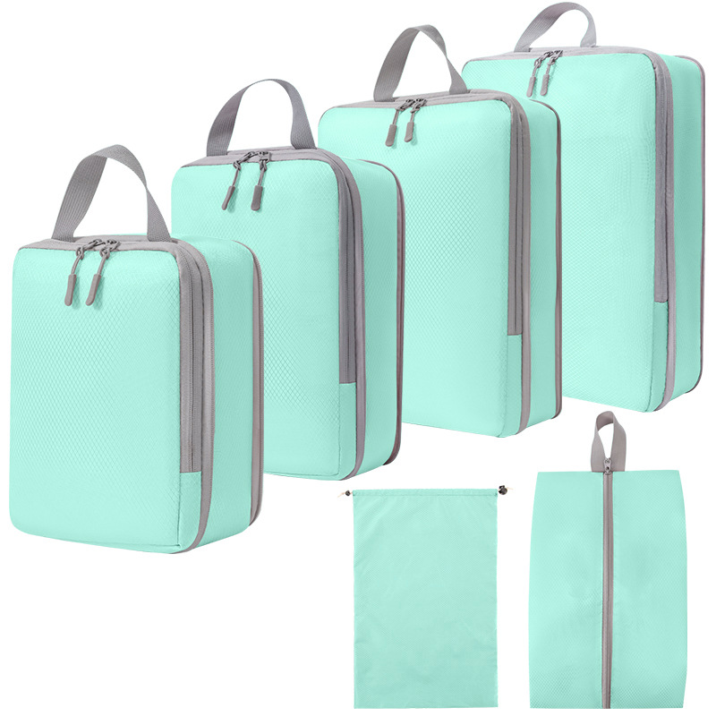 Compressed travel storage bag set, digital toiletries and cosmetics storage bag, shoes, luggage, clothing, travel storage bag
