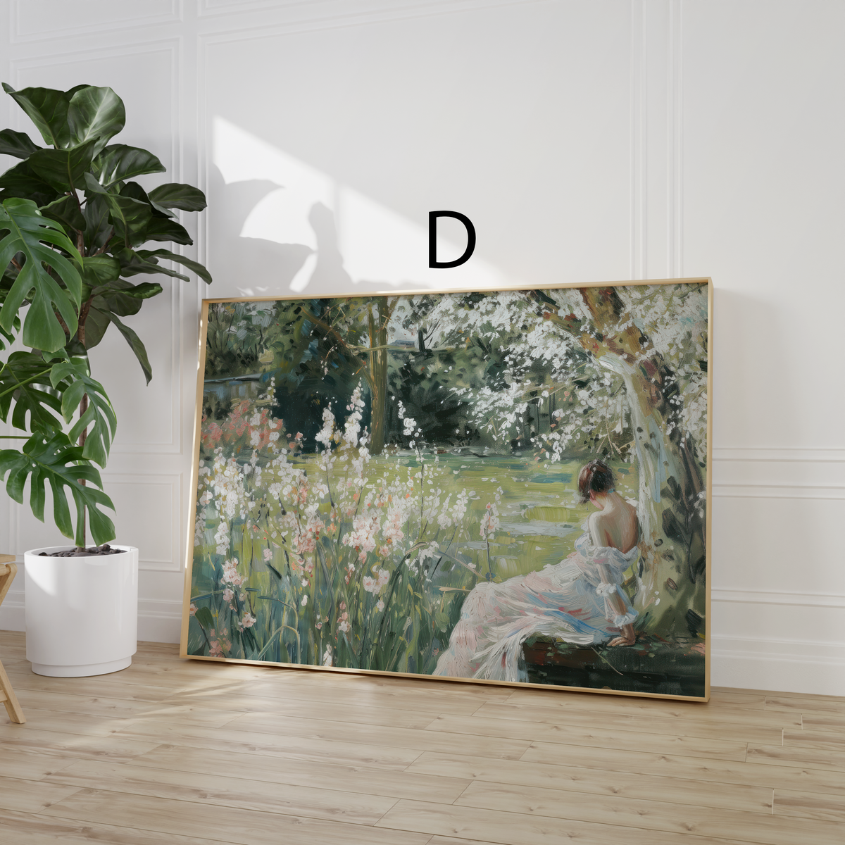 Moderne Vintage Kunst Poster · Geschenkidee · Stillleben Blumen Figuren Impressionistische Wandkunst · Dekoprint ohne Rahmen