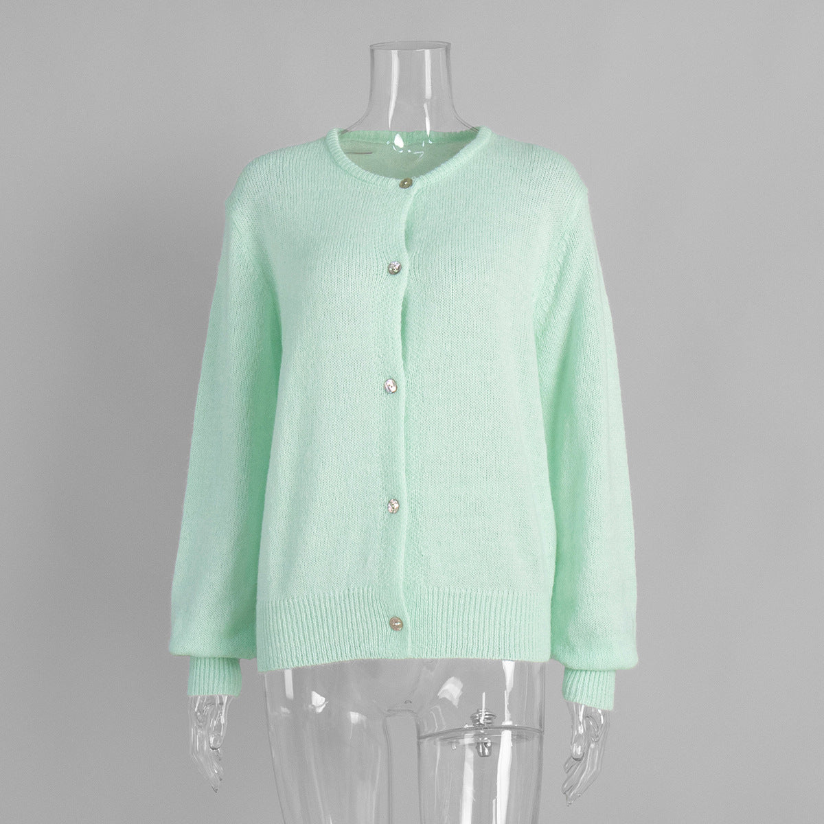 Candy Color Strickjacke Damen – Einreihig & Vielfärbig