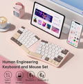 Bluetooth Ergonomische Tastatur – Kabellos, 4 Farben