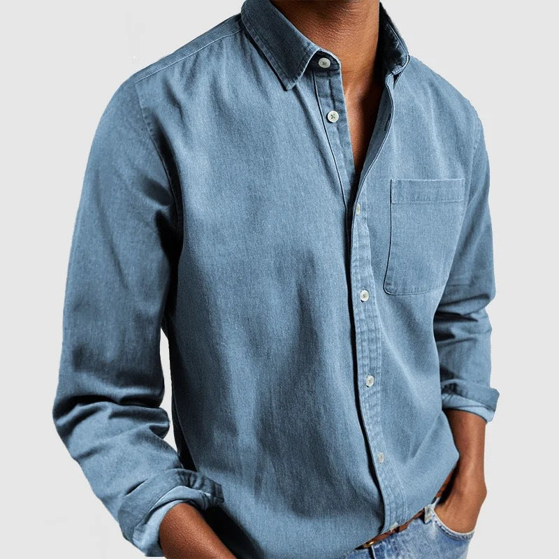 Herren Kapuzenhemd Oversized – Casual Langarmshirt für Freizeit & Zuhause