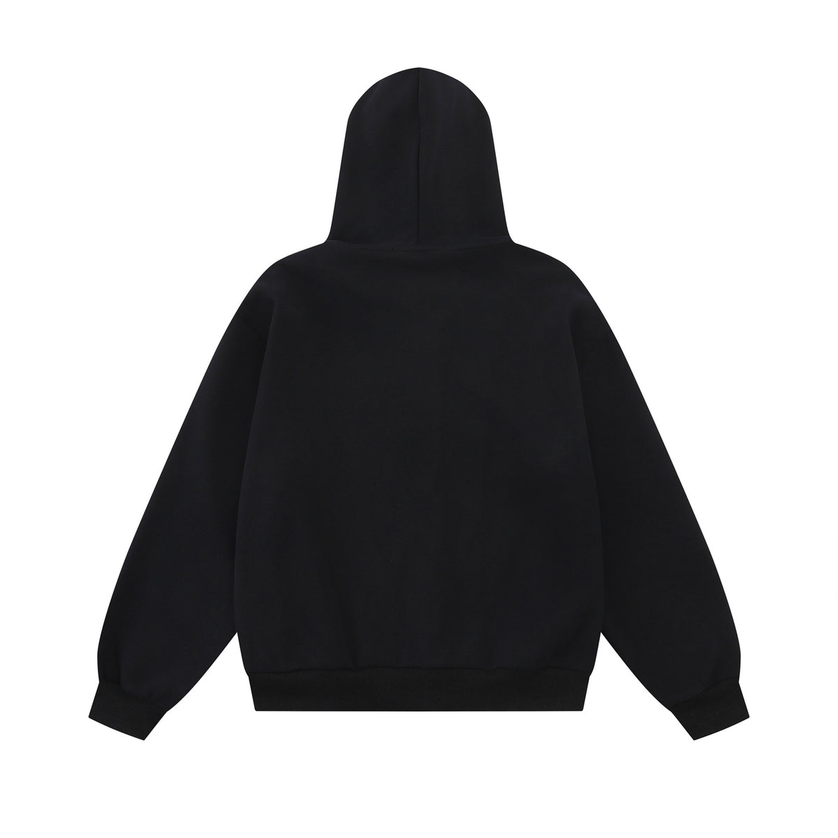 Herren Kapuzenpullover mit Stern-Collage & Seitentaschen