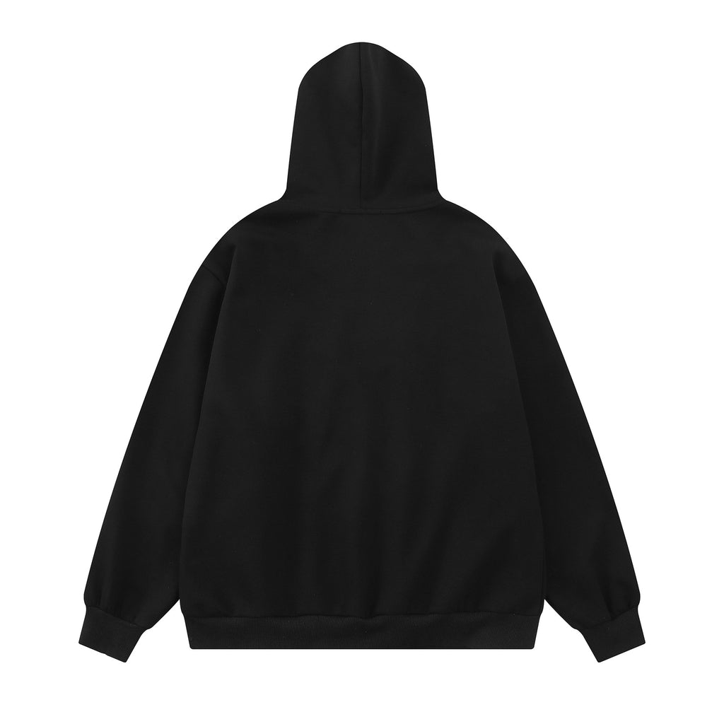 Herren Strick-Kapuzenpullover im Chinese Trend Style – Loose Fit
