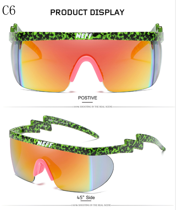 New Fashion Brand Neff Sunglasses Vintage Sun Glasses Coating Eyewear Driving Men/Women Oculos De Sol